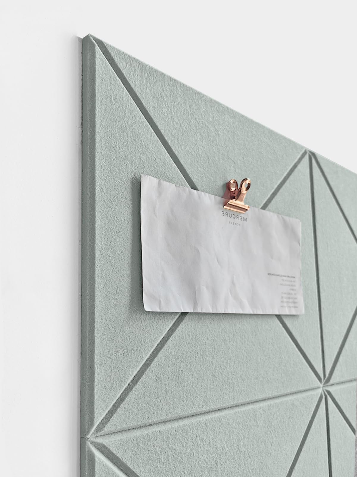 6 Pack Decorative Felt Wall Tiles (11.8” x 11.8”) - Modern Bulletin Board for Home Office &