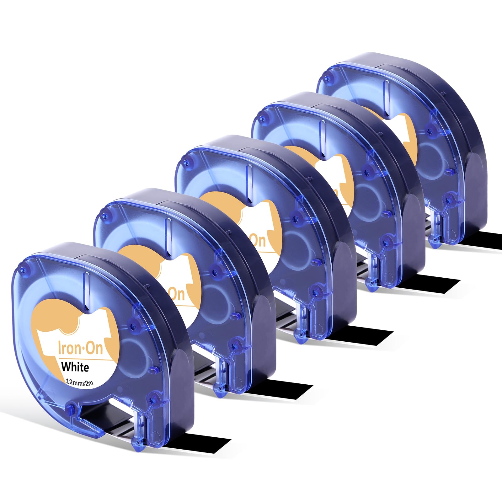 Compatible with Dymo Letratag Iron On Label Tape 18771 for Clothing