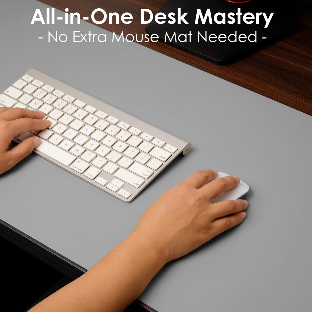 Leather Desk Pad Protector, Waterproof Mouse Pad, PU Desk Mat, Office Desk Cover, Desk Writing Mat