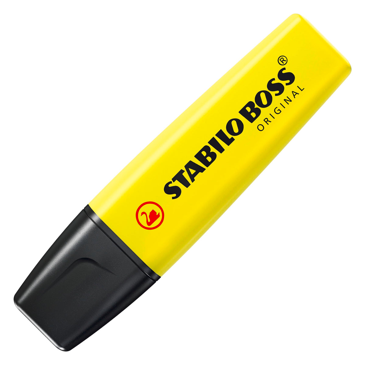 STABILO Highlighter BOSS ORIGINAL - Round Box of 6 - Yellow, Green, Orange, Red, Pink, Blue