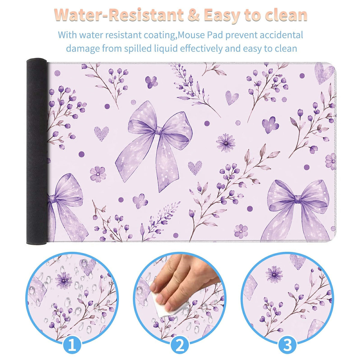 Desk Mat Large Gaming Mouse Pad + Coaster