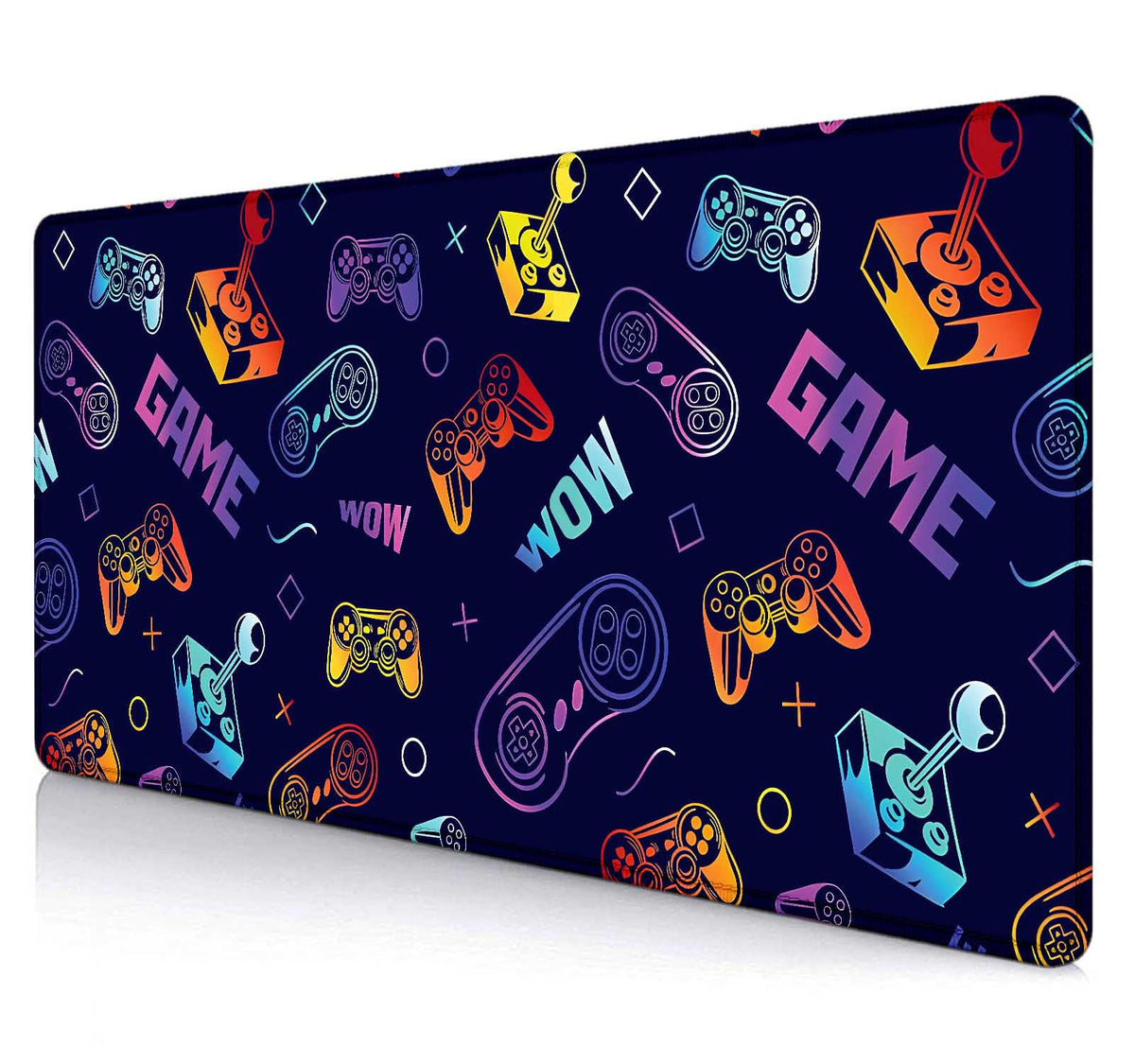 SXCKANG Game Desk Mat, Blue Large Gaming Extended Mouse Pad, XXL Mousepad for Laptop Computer