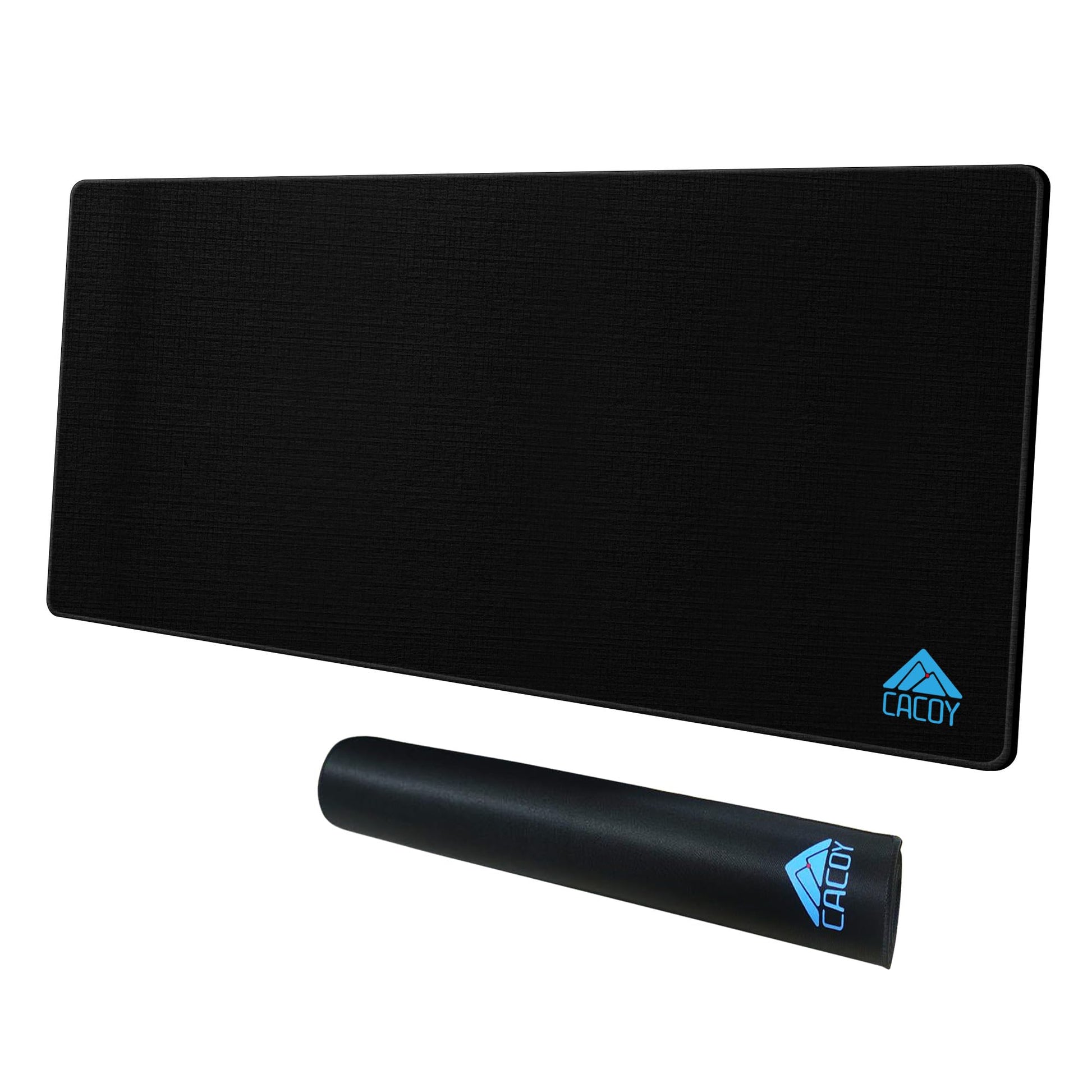 Cacoy 40"x16" Large Gaming Mouse Pad for Desk, XXL Keyboard Mouse Mat,Black