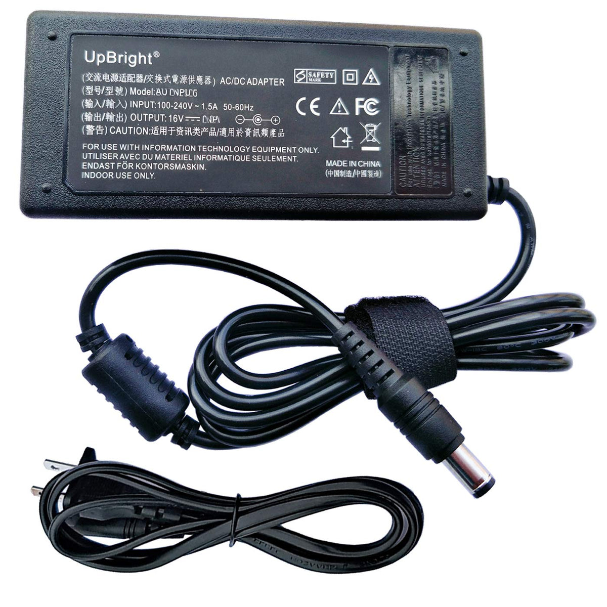 UpBright 16V AC/DC Adapter Compatible with Yamaha PA-300 PA-301 PA-300B PA-300C P-120 S Pro P-120S