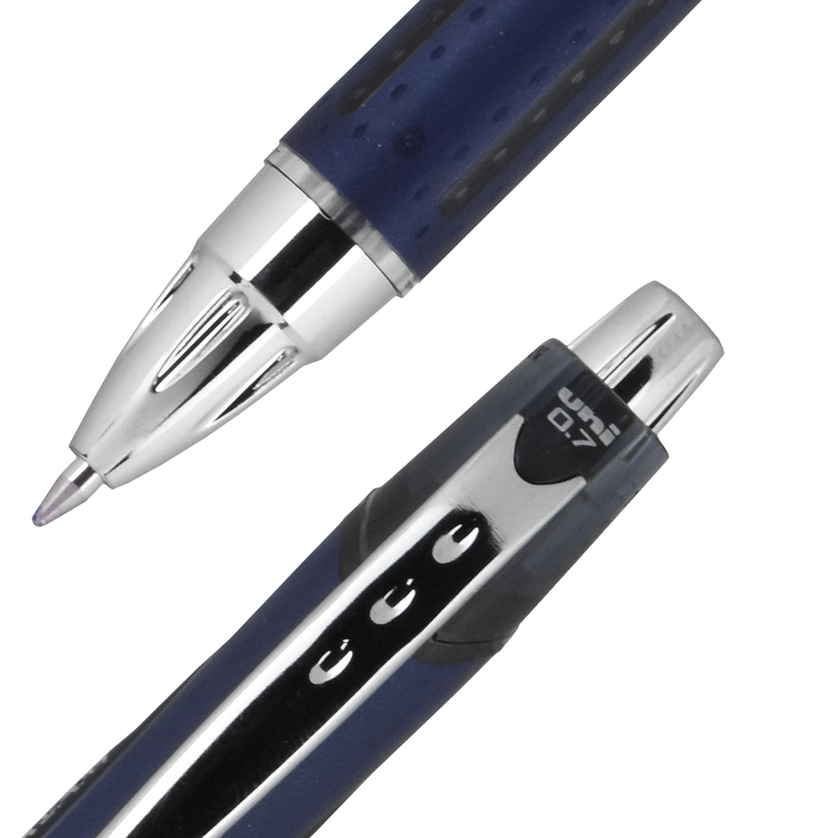 uniball™ Jetstream RT Ballpoint Pens, Black Ink, 0.7mm Fine Point, 12 Count