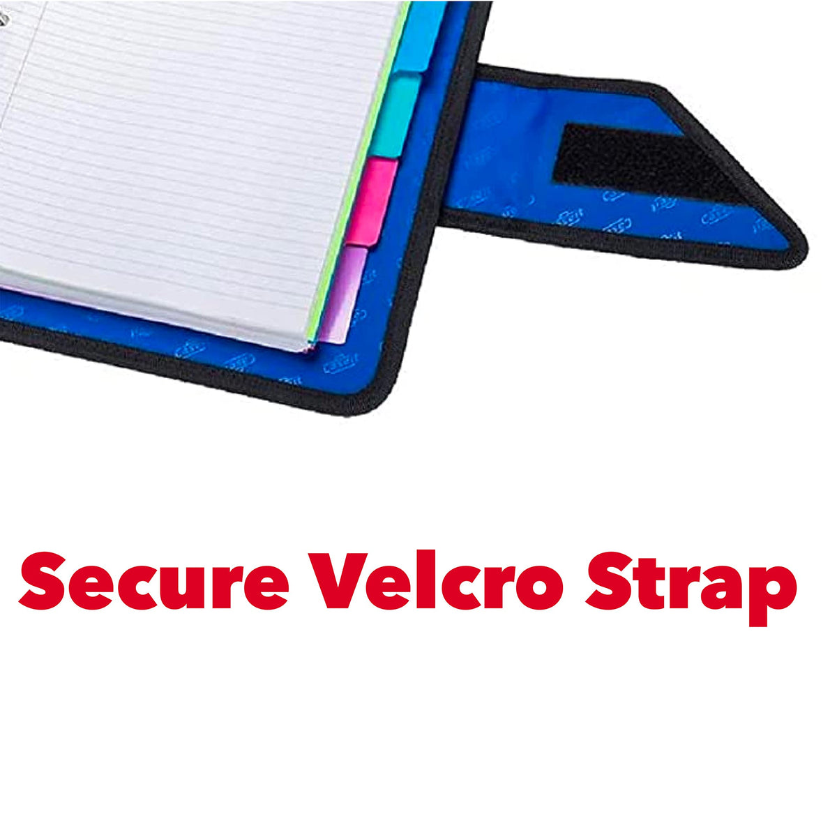 Case-it The Open Tab Secure Seal Binder - 2 Inch O-Rings - 5 Color Tab Expanding File Folder