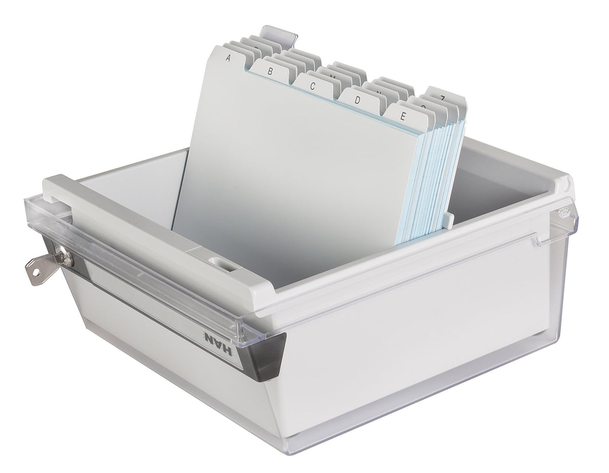 HAN 965-S-631, Card Filing Box Special Edition A5 Landscape. Innovative, Attractive Design Holds