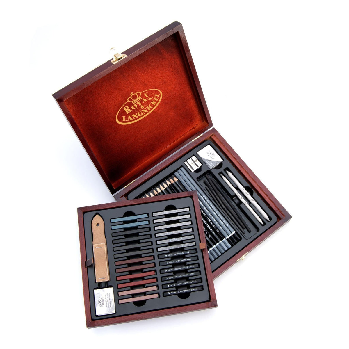 Royal & Langnickel RSET-SKET1600 Premier Sketch Pencil Art Set, 51-Piece