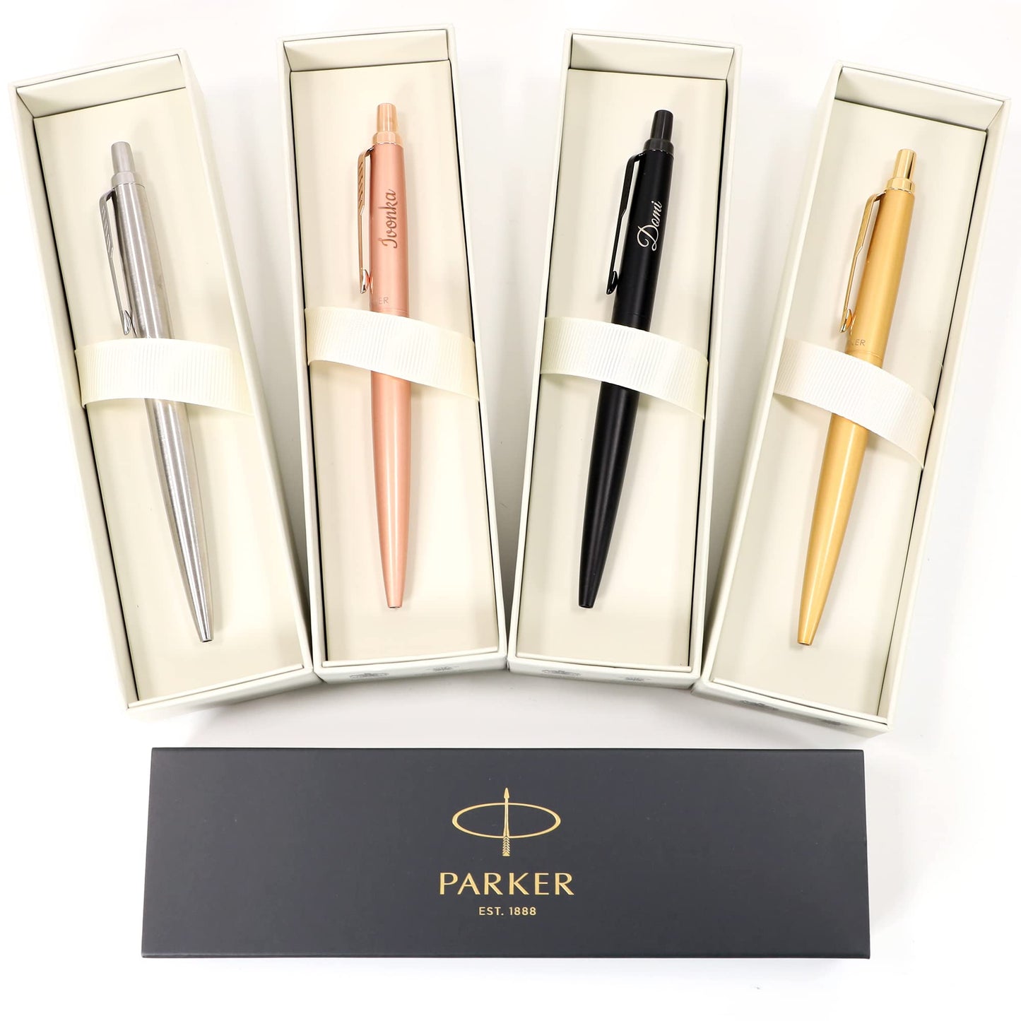 Personalised Custom Parker Jotter XL Monochrome Pen + Gift Box | Design A Truly Unique Present |