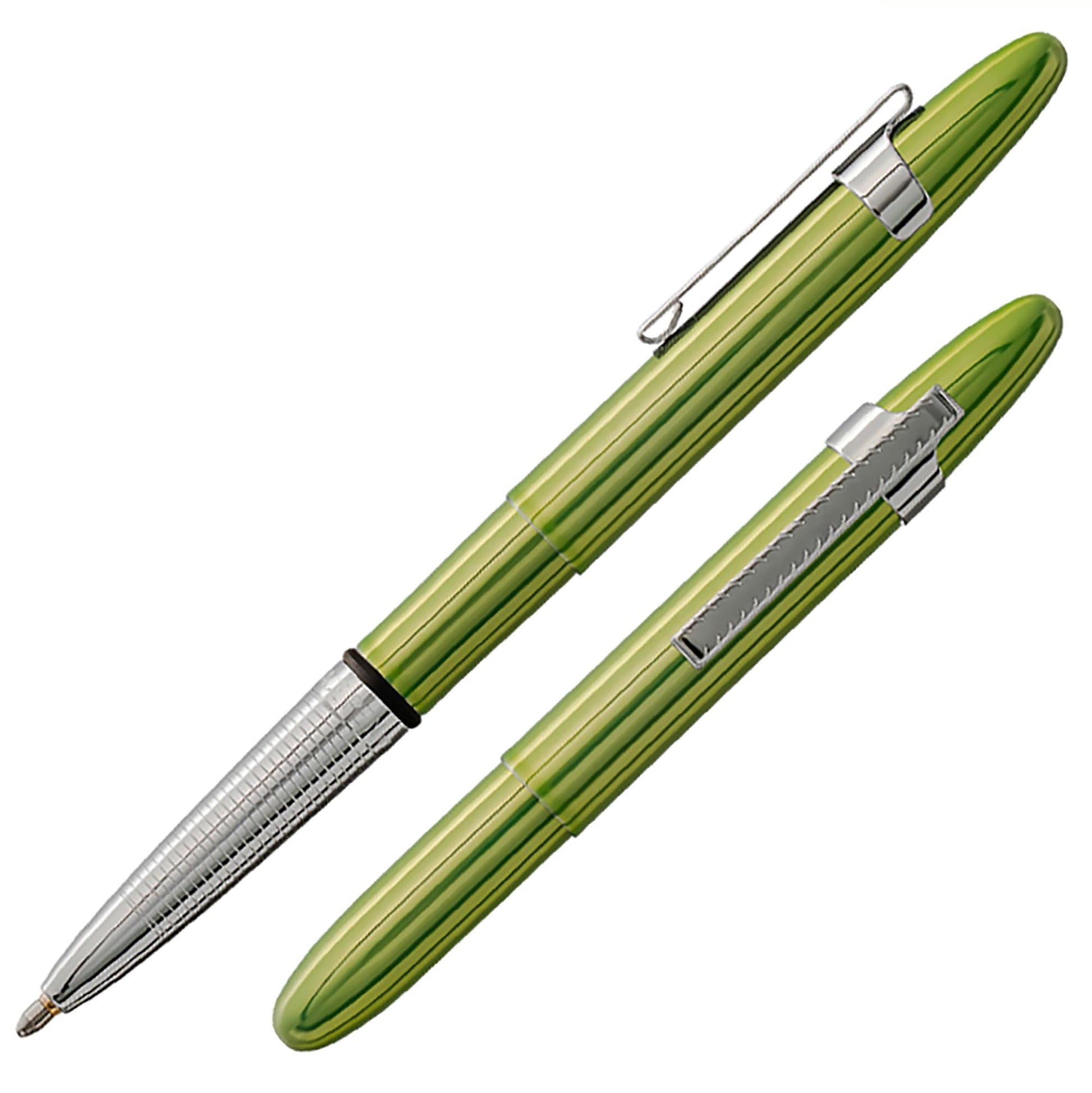 Fisher Space Pen Aurora Borealis Lime Pressurized Ballpoint Bullet Pen
