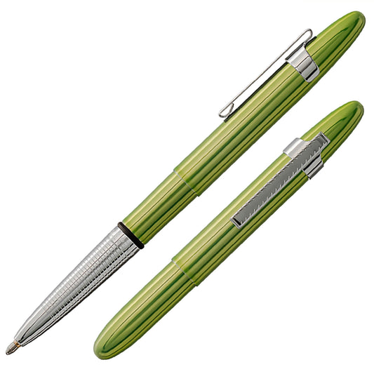 Fisher Space Pen Aurora Borealis Lime Pressurized Ballpoint Bullet Pen