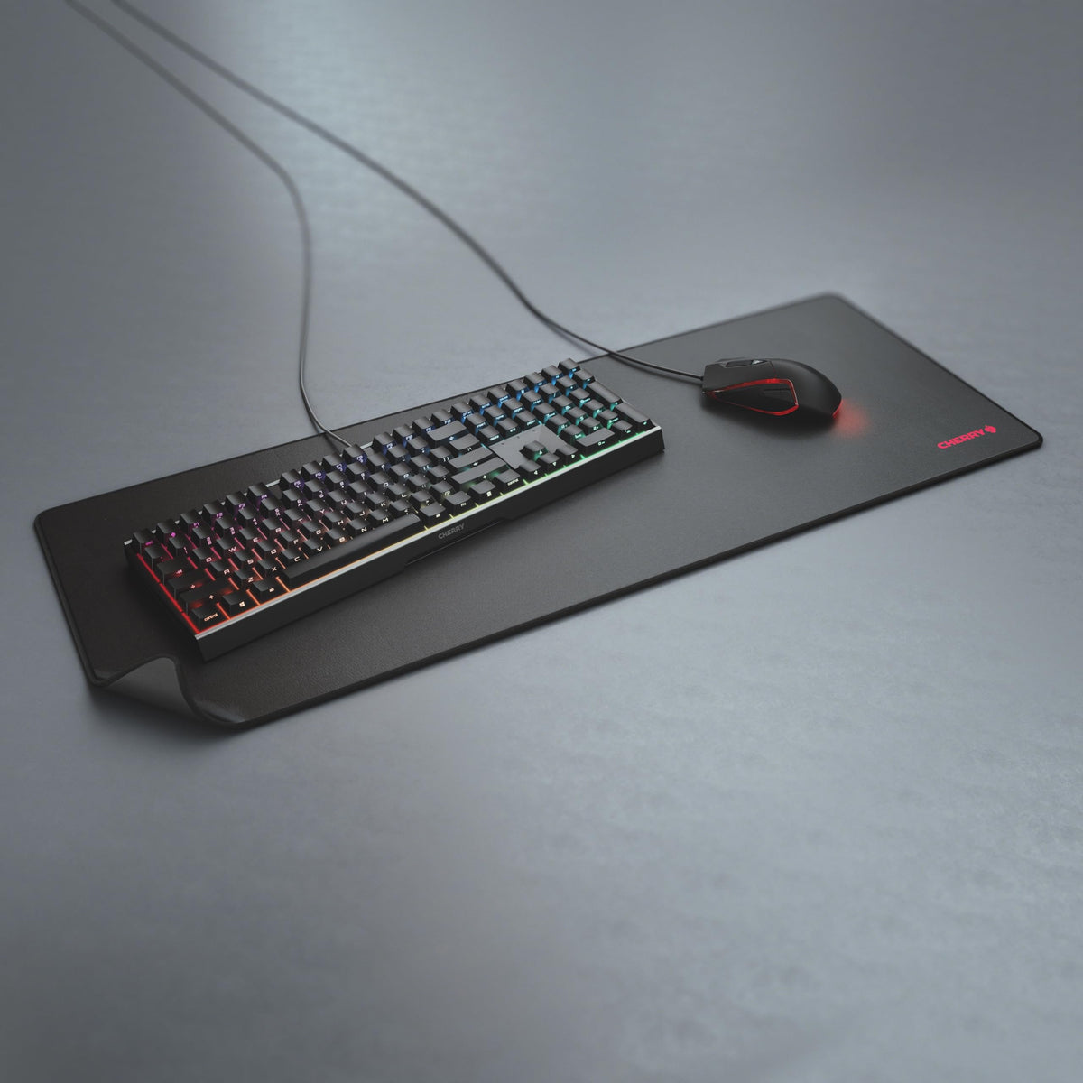 Cherry MP 2000, Premium Mouse Pad in XXL (31.50" x 13.78" x 0.20"), Smooth Fabric Surface for