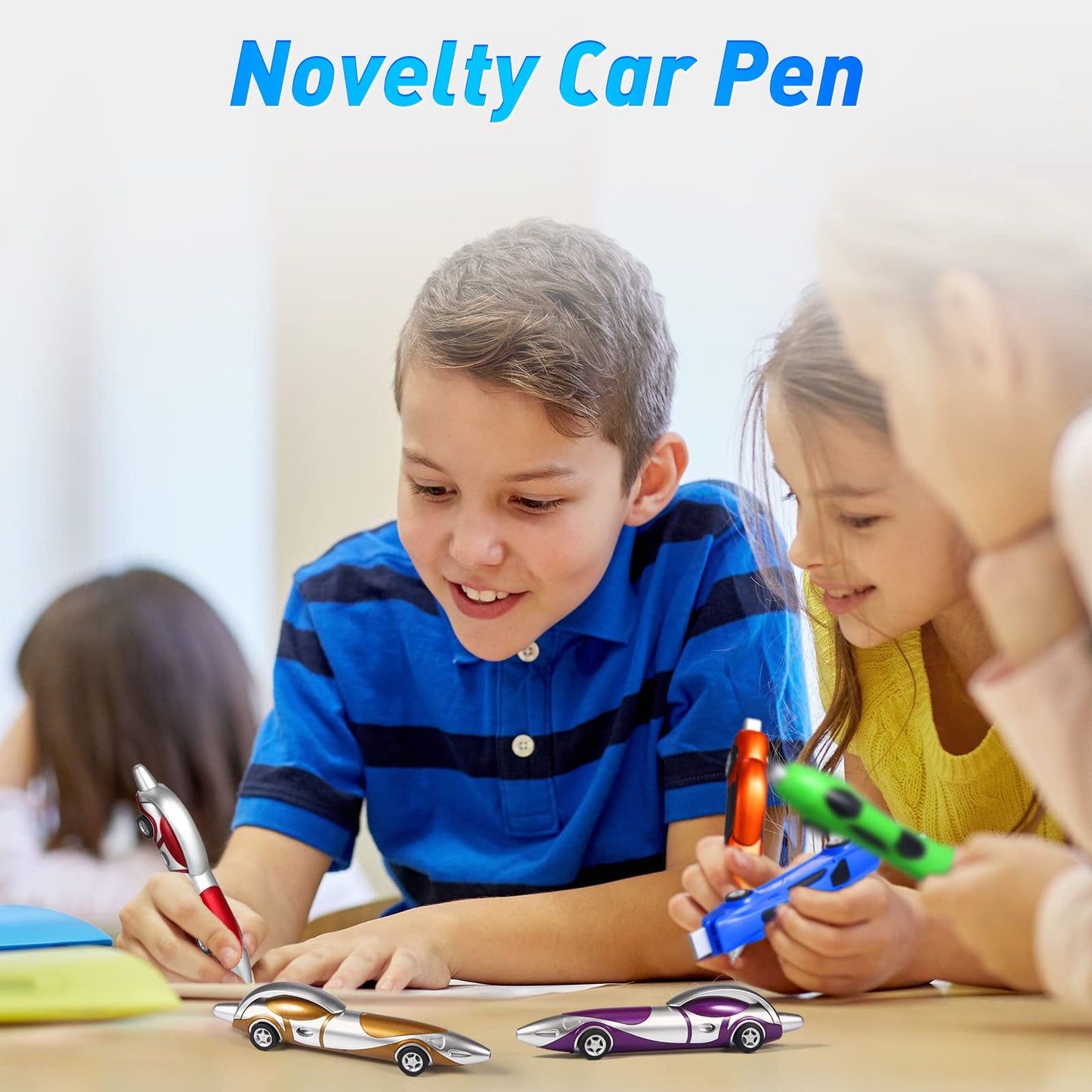 20 Pieces Cool Fun Interesting Novelty Pens for Teens Funny Ink Cute Racing Car Pens for Boys Kids