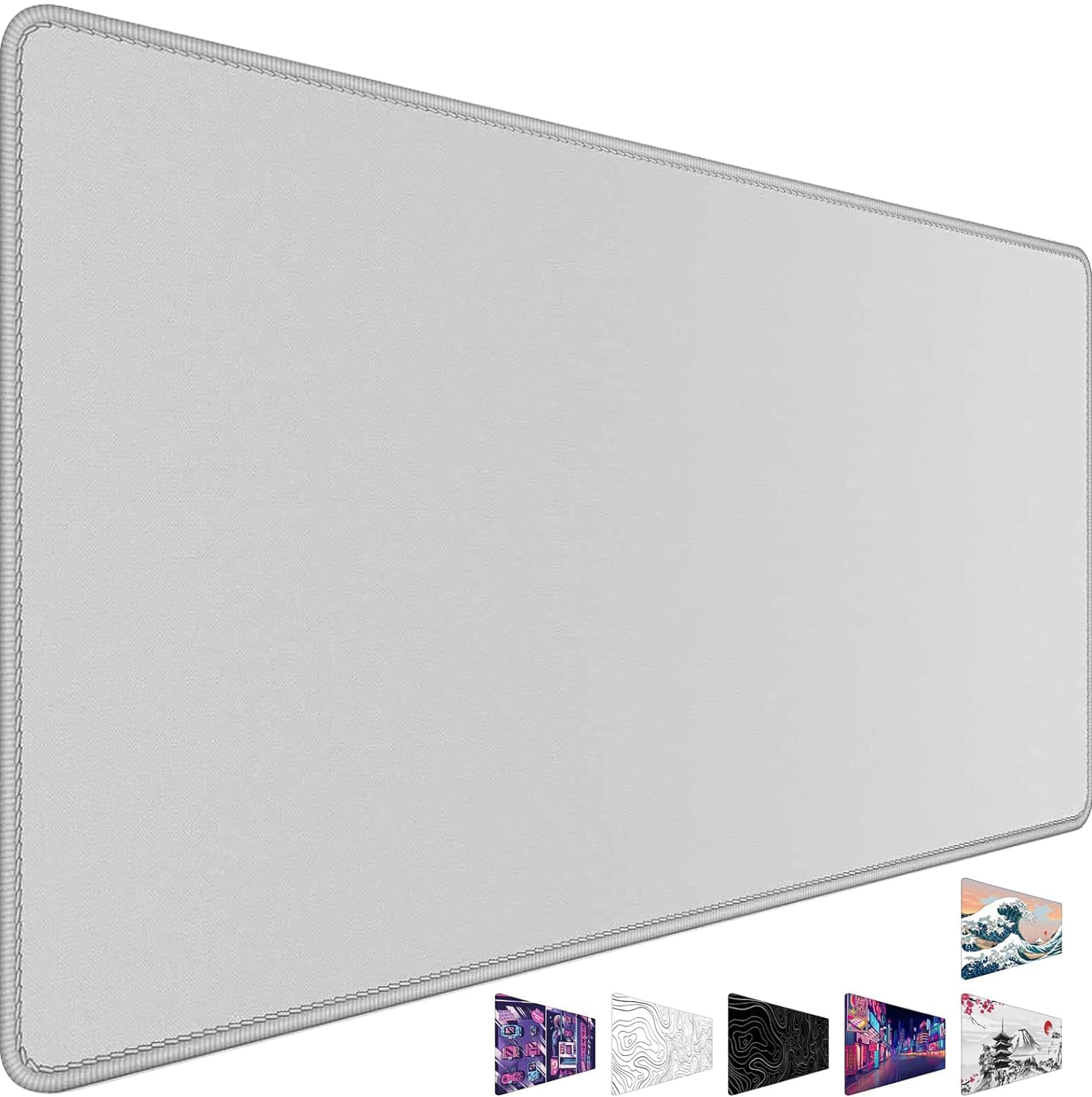 Large Mouse Pad Desk Mat Large Office Desk Pad Gaming Mouse Pad, Gray