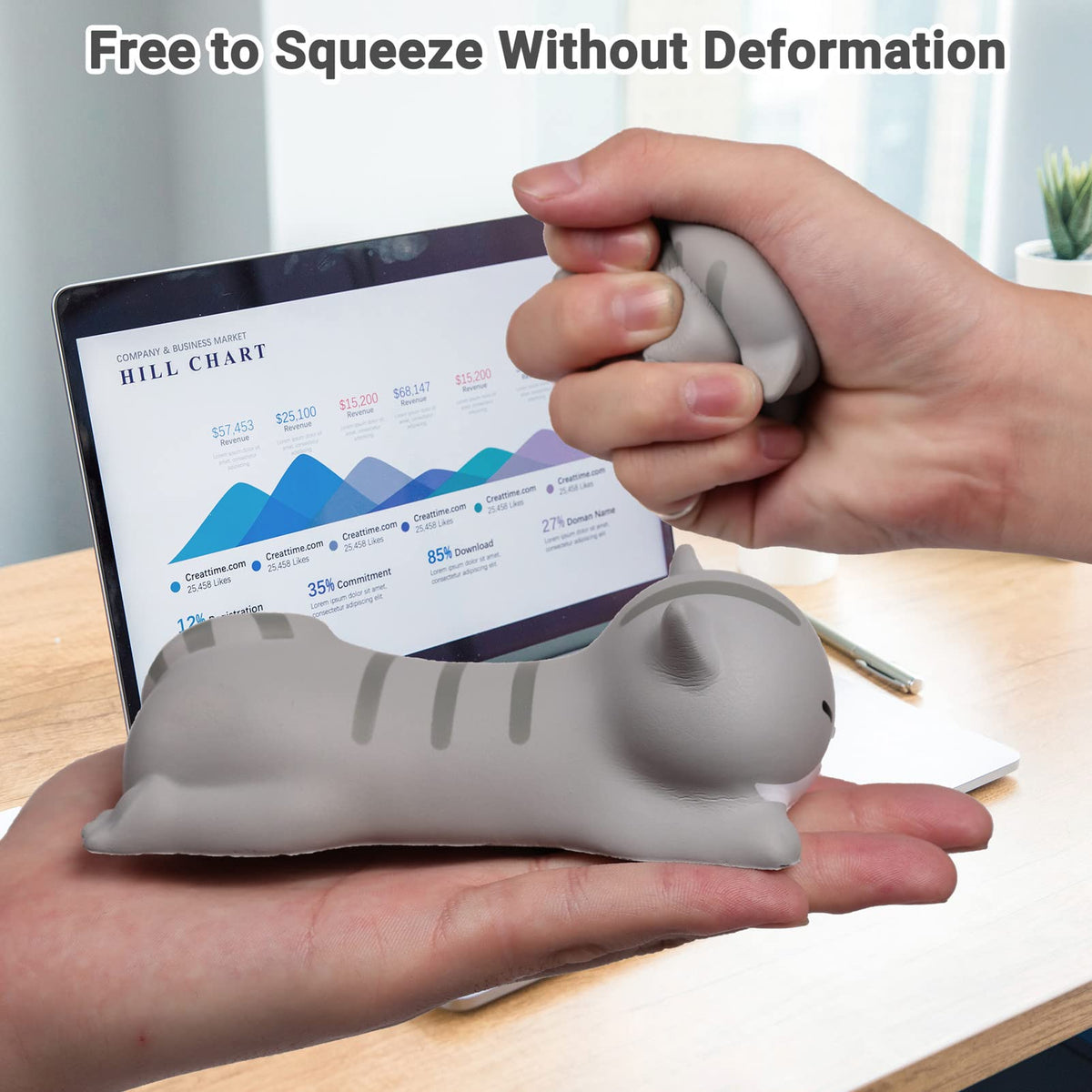 Small Wrist Rest Mouse Pad, Mini Cute Ergonomic Cartoon Mousepad Memory Foam Design Animal Shape