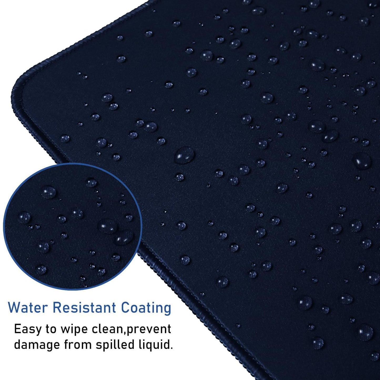 Large Extended Gaming Mouse Pad with Stitched Edges Waterproof 31.5X15.7In
