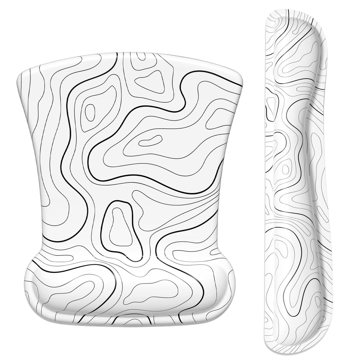 ITNRSIIET Mouse Pad Wrist Support Keyboard Wrist Rest Pad Ergonomic Mousepad Non-Slip Memory Foam