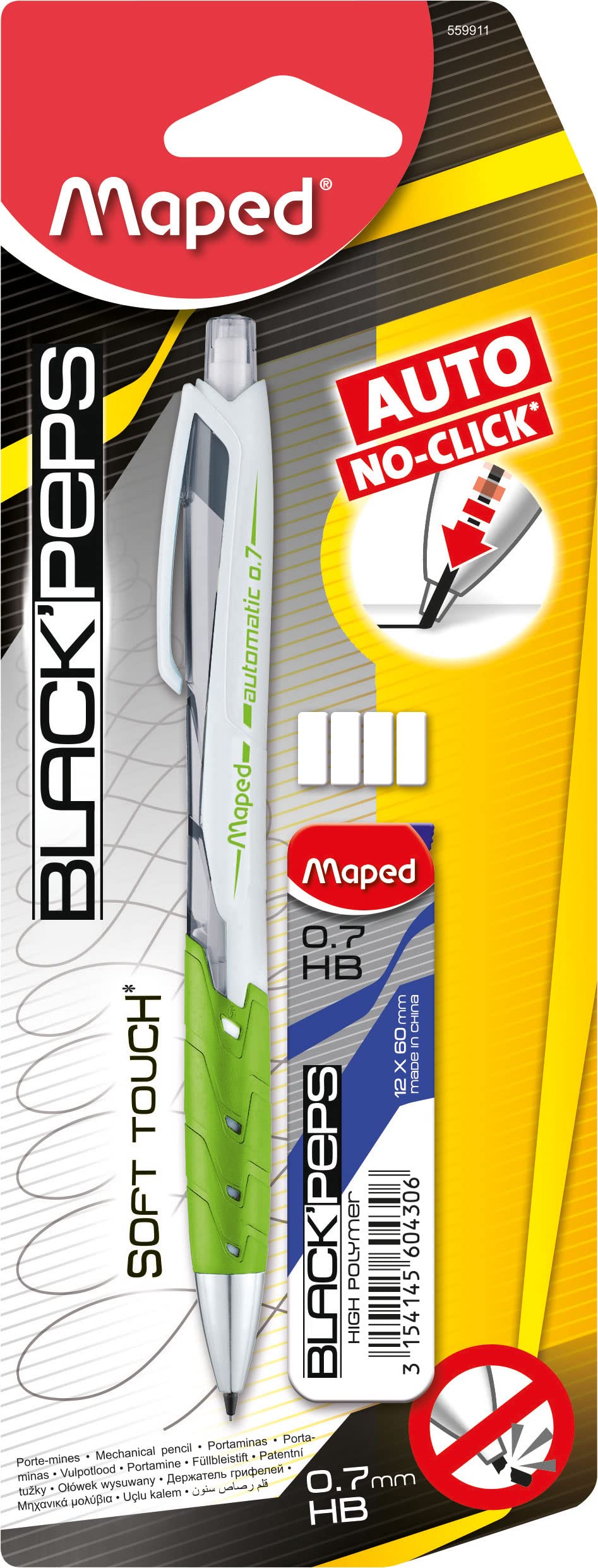 Maped 559911 0.7 mm Mechanical Auto Pencil