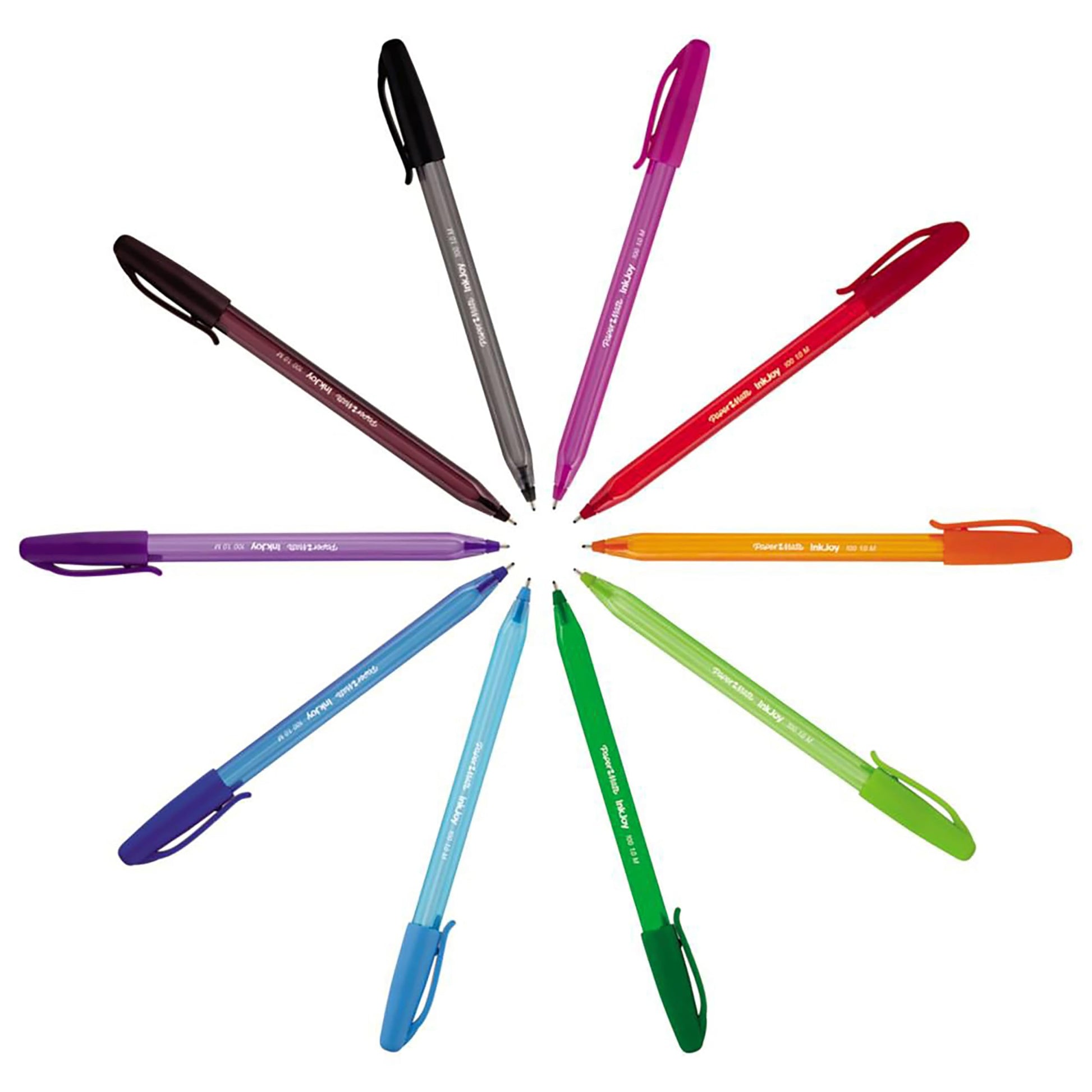 Paper Mate InkJoy 100ST Ballpoint Pens | Medium Point (1.0 mm) | Black | 100 Count
