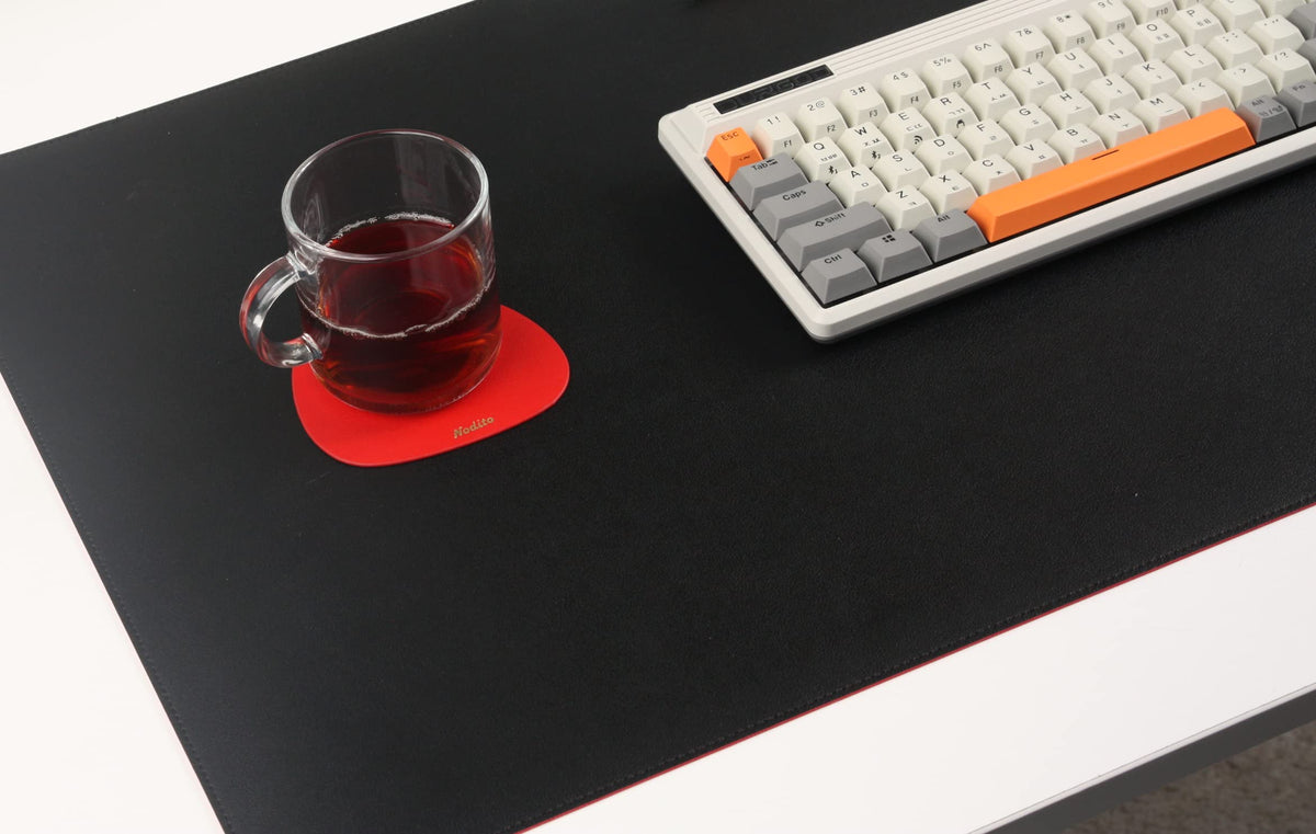 NODITO Dual-Sided Leather Desk Pad,Blotter for Laptop Computer,Mouse Pad,Writing,Drawing,Arts and