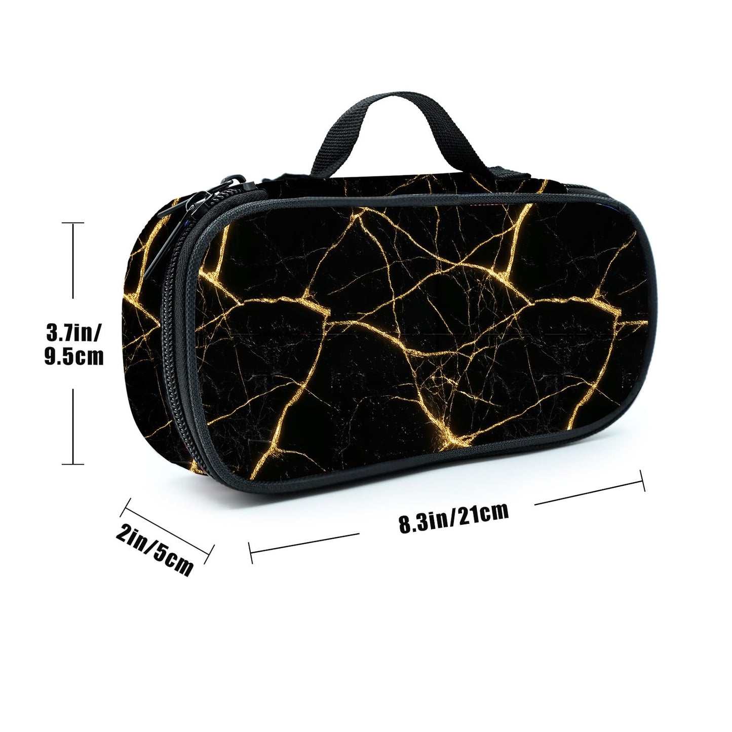 Droerfes Marble Pencil Case Pencil Pouch Large Capacity Pen Bag School Office Organizer Stationery