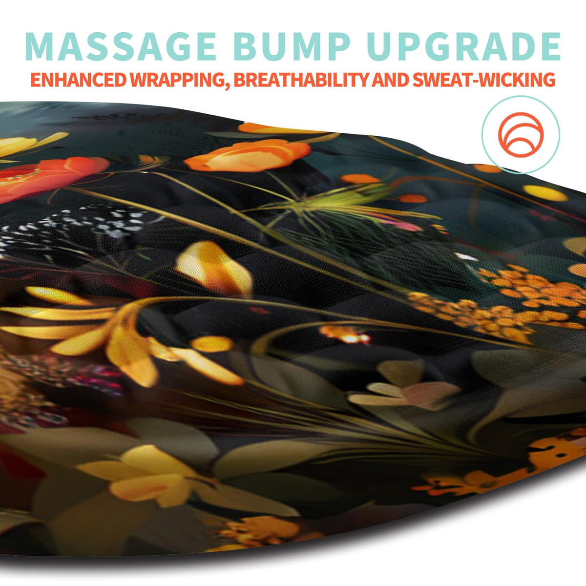 Kuosgm Ergonomic Mouse Pad Wrist Support with Memory Foam Massage Bulge, Carpal Tunnel Pain Relief