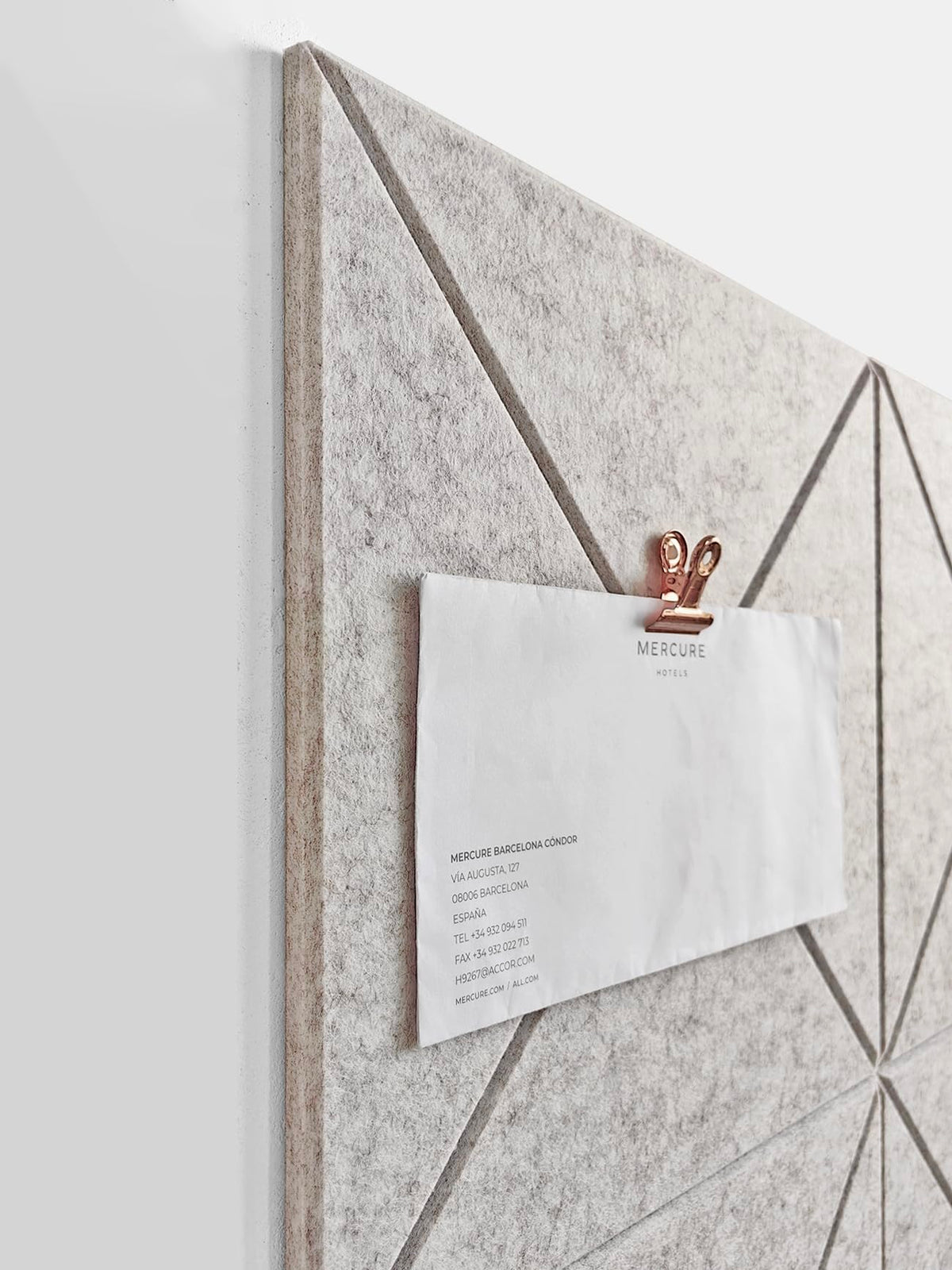 DECORITA Cork Board 24 x36 Alternative - 6 Pack Felt Wall Tiles with Safe Removable Adhesive Tabs