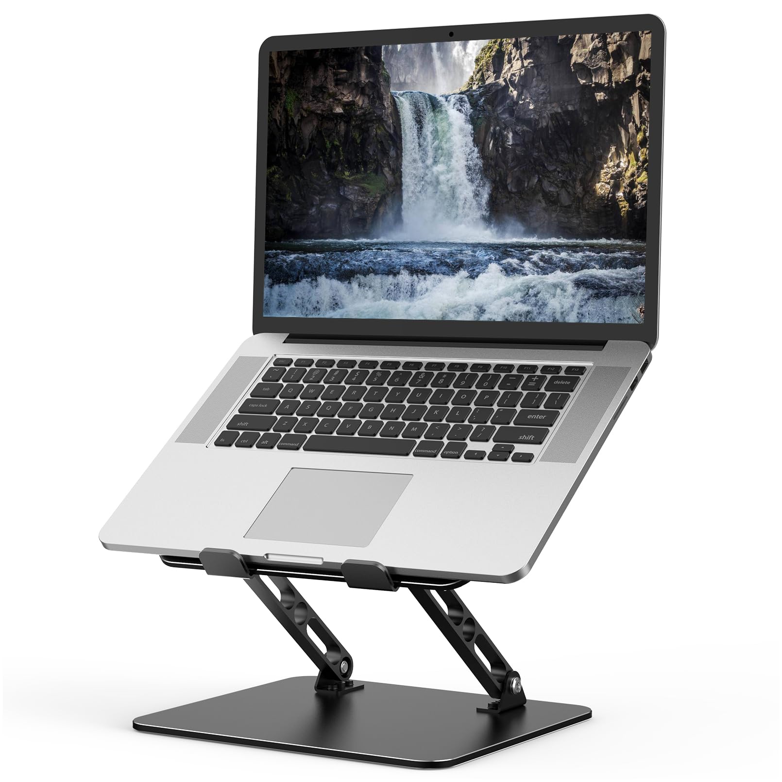 Gogoonike Adjustable Laptop Stand for Desk, Metal Laptop Riser Holder