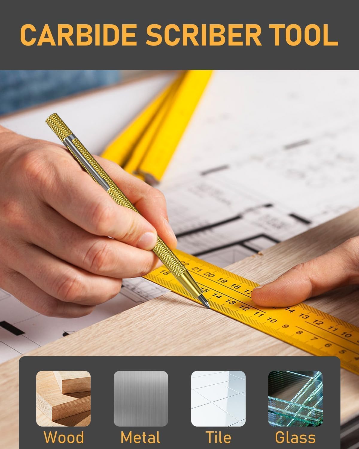 STAGEEK 17 Pack Carpenter Pencil Set with Sharpener