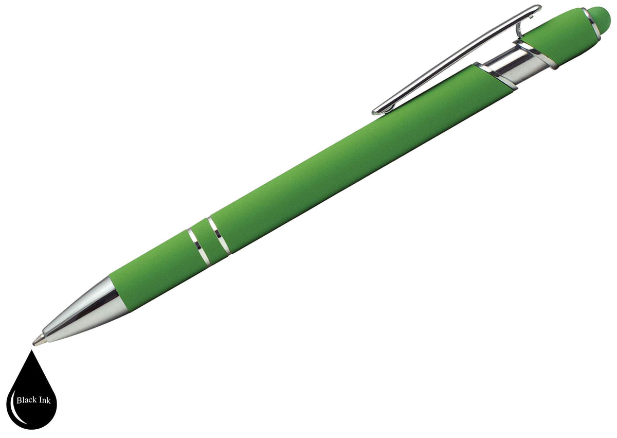 Express Pencils Rubberized Soft Touch | Burst of Color | Ballpoint Pen with Stylus Tip a stylish