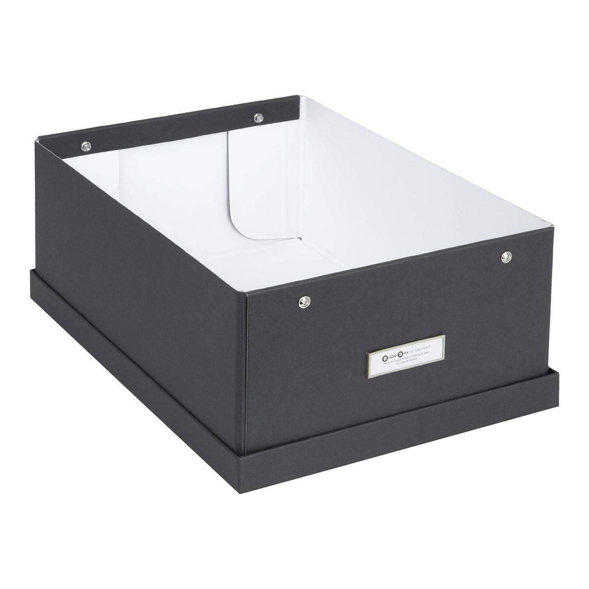 Bigso Box of Sweden Katia Collapsible Storage Box with Labelframe for Easy Identification - Simple