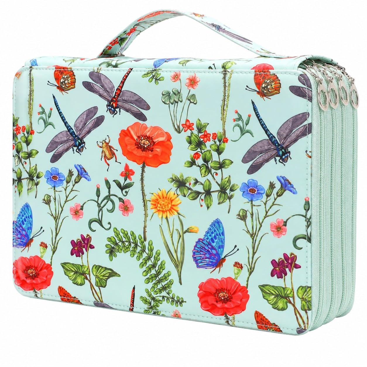 Lbxgap 200 Slots Colored Pencil Case Organizer, 4 Layer Bag