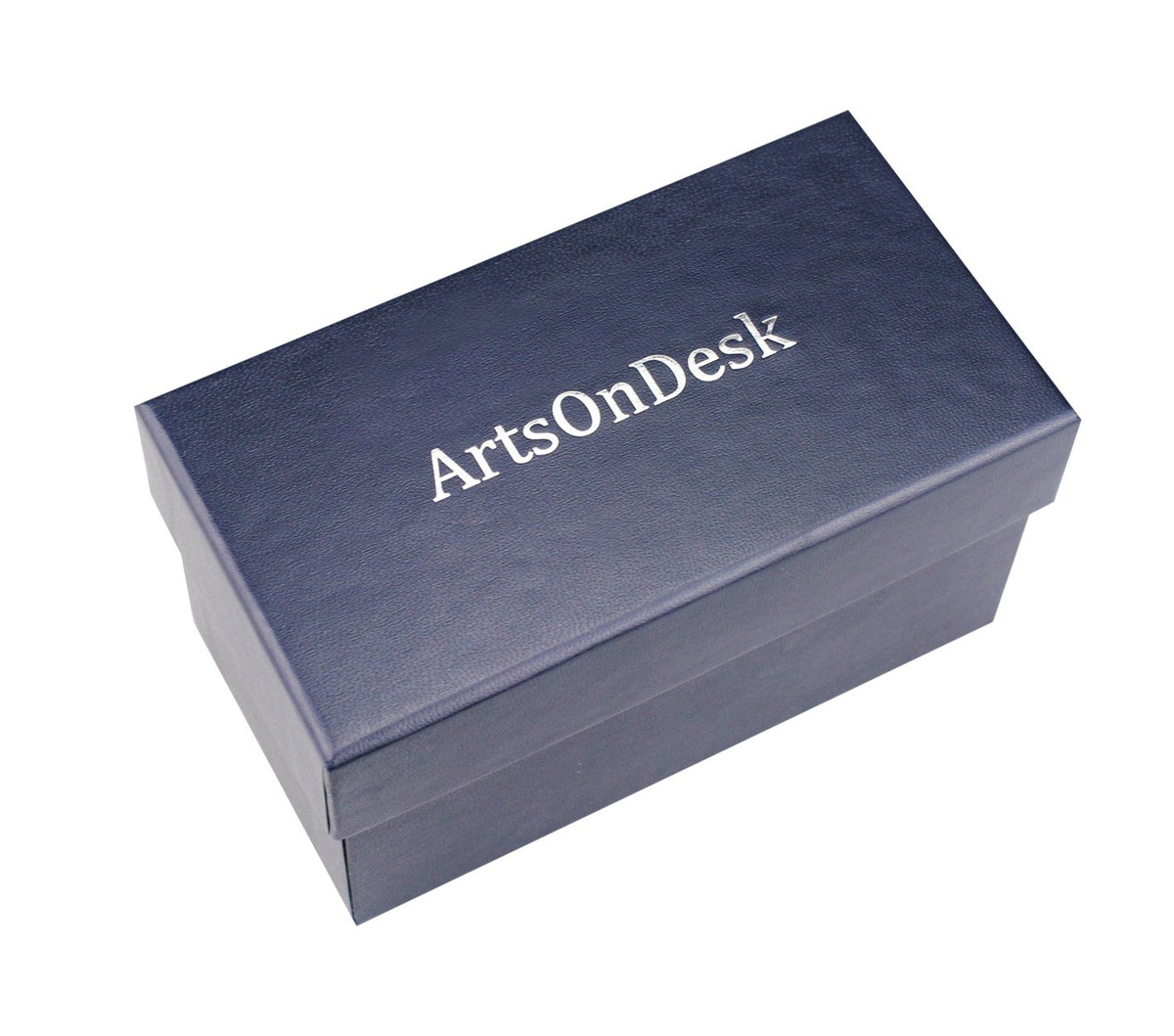 ArtsOnDesk Modern Art Business Card Stand Holder Bk301 Steel Black Patented Desk Accessory Name