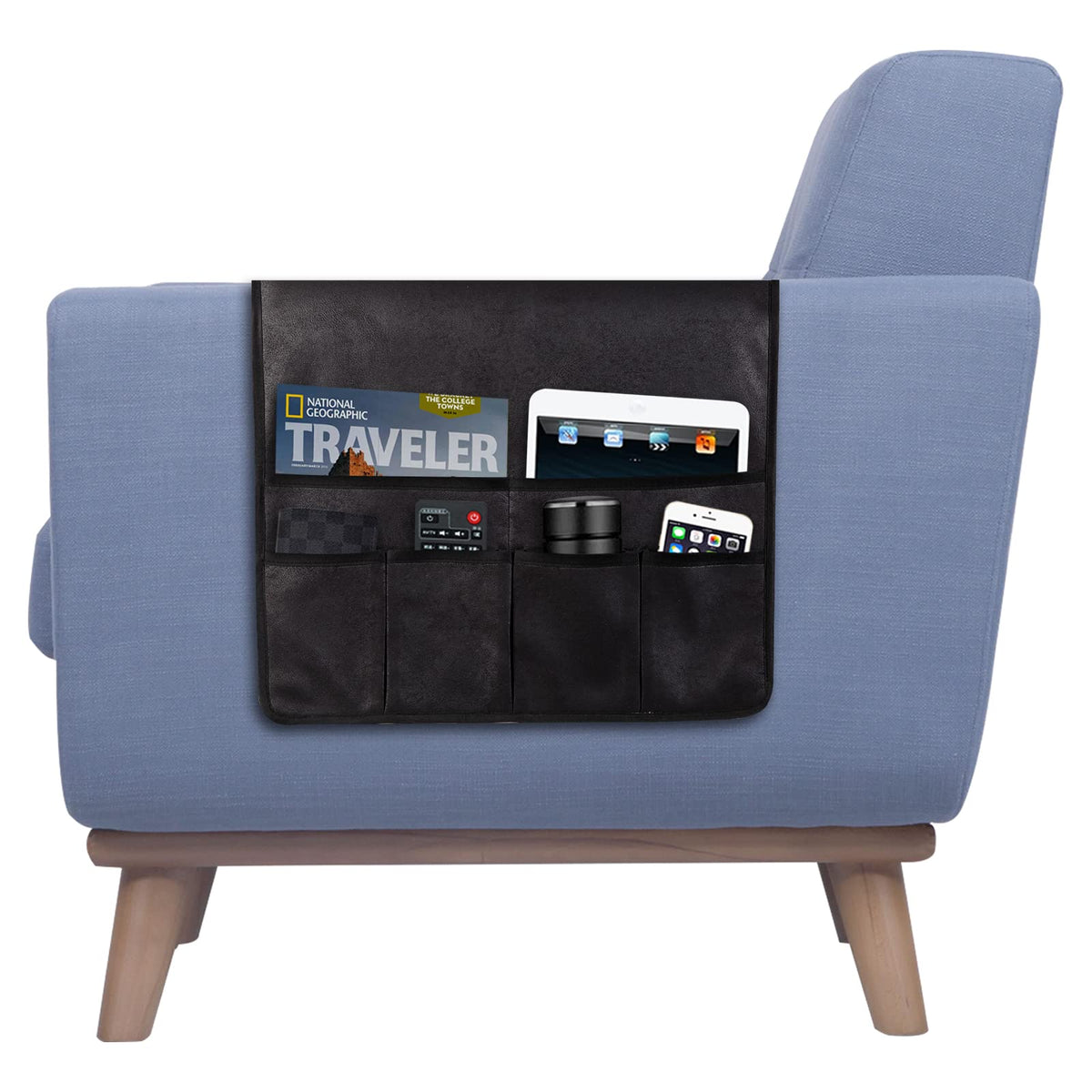 HAOMAIJIA Sofa Armrest Organizer, Remote Control Holder for Recliner Couch