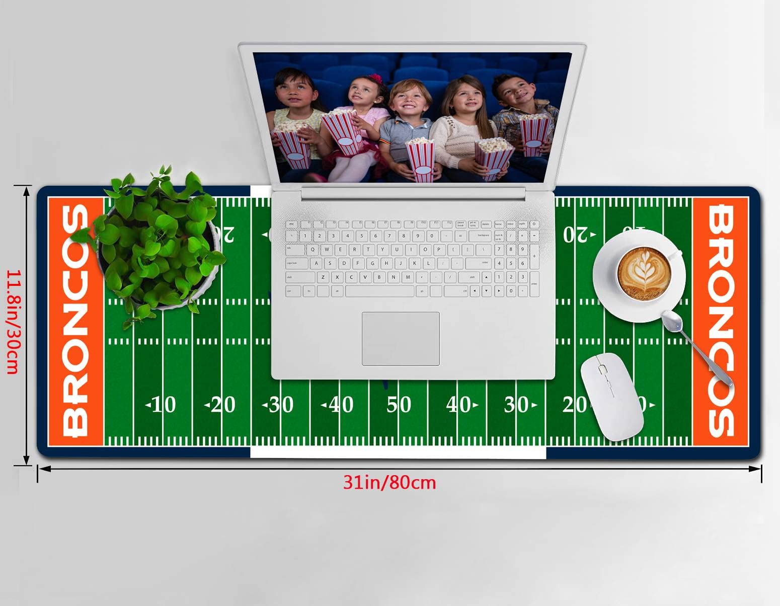 Large Gaming Mouse Pad, Mousepad with Non-Slip Rubber Base for Laptop Computer Desktop