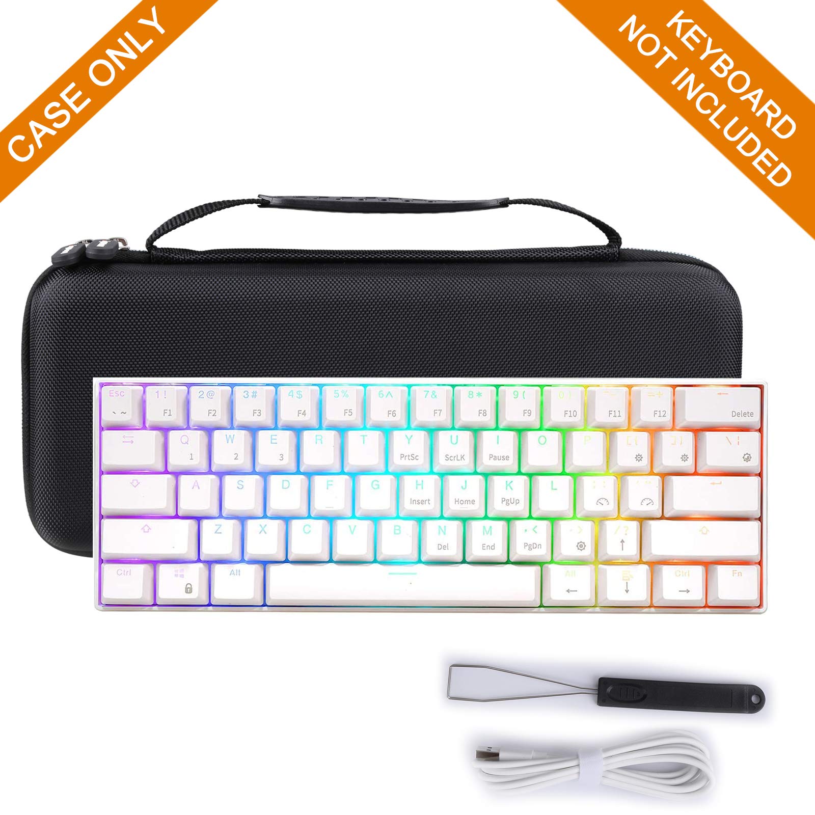 Aproca Keyboard Case Compatible with RK Royal KLUDGE RK61 / Razer Huntsman Mini/Keychron K7