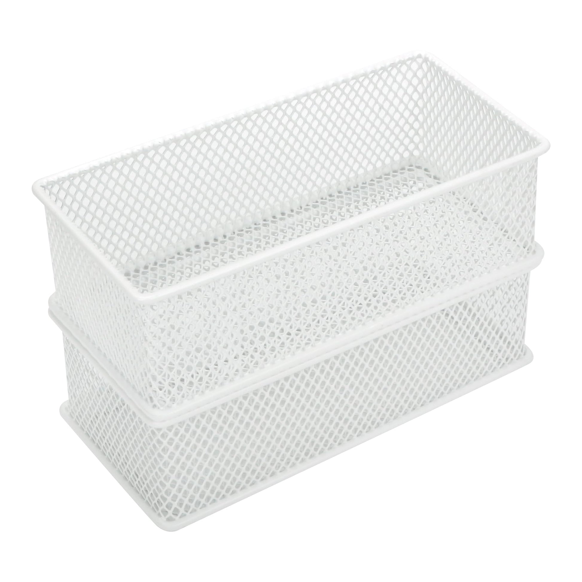 Annova Mesh Stackable Drawer Cabinet and Shelf Organizer Bins Storage Basket School Office Supply