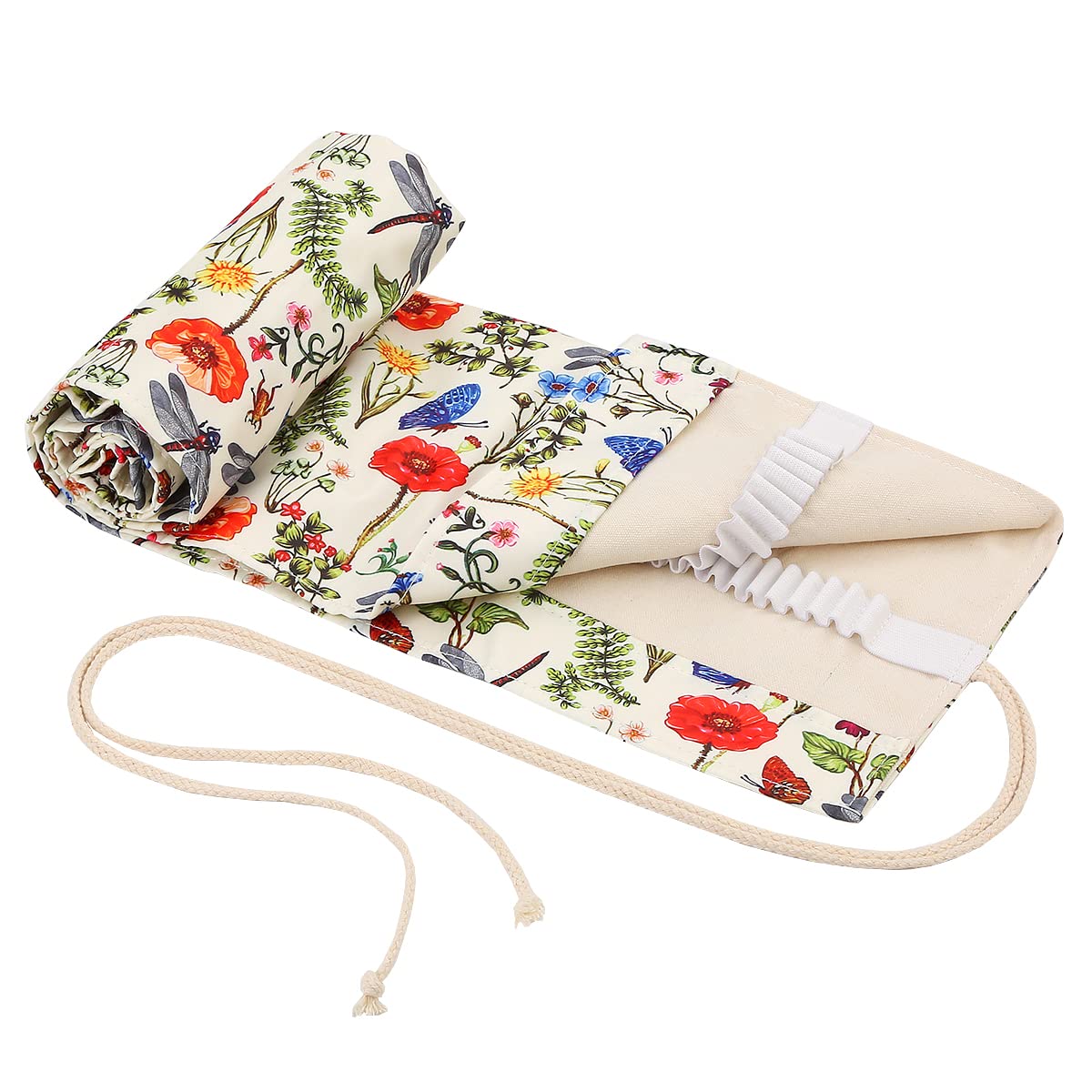 Lbxgap 168 Slot Pencil Roll Wrap Up Pencil Pouches Holder