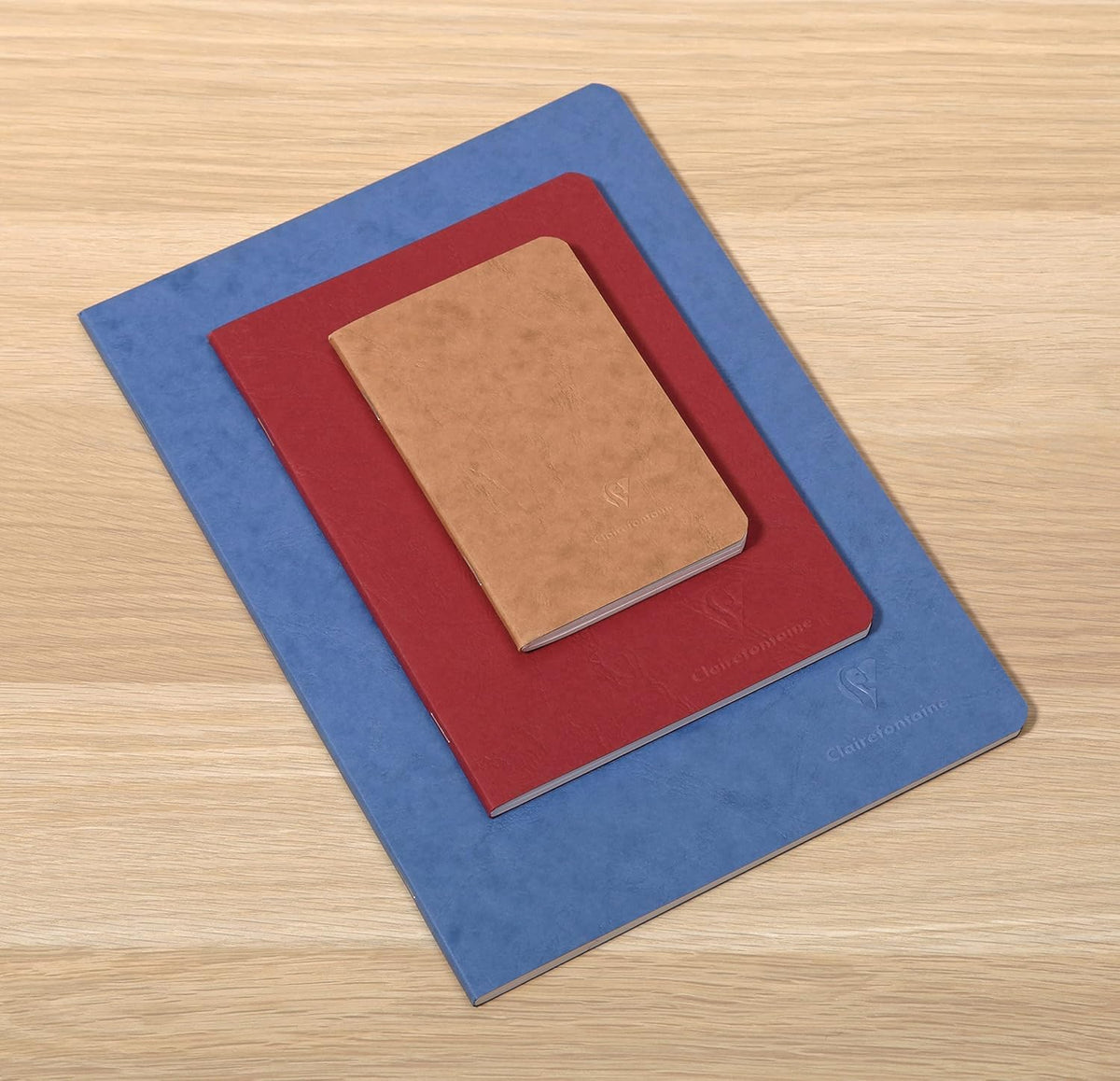 Clairefontaine - Ref 73316C - Age Bag Staplebound Notebook (96 Pages) - A5 Size, Lined Rulings