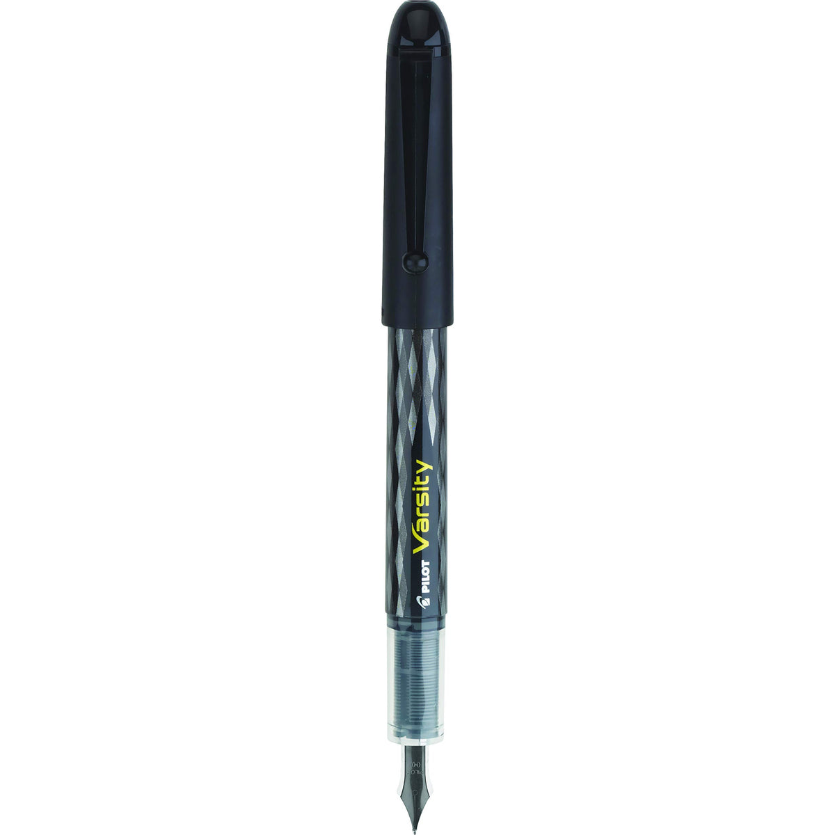 PILOT Precise Varsity Pre-Filled Fountain Pens, 1.0mm, Black Ink, 12-Pack