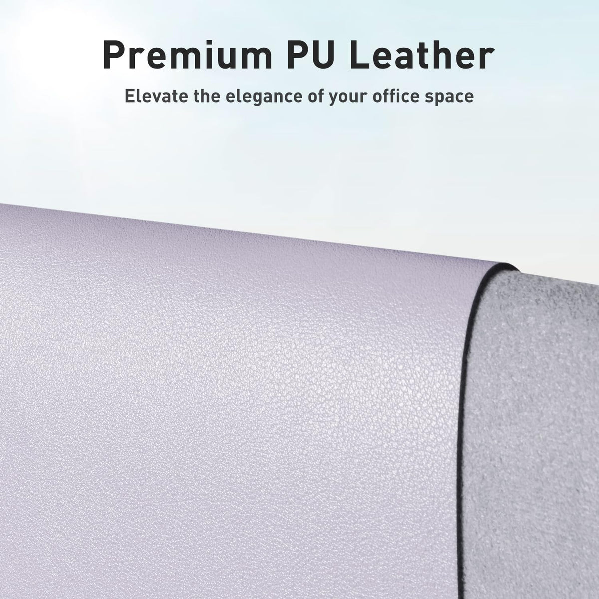 Aothia Faux Leather Desk Mat - Non-Slip PU Leather Desk Blotter, Waterproof Writing Surface, Large