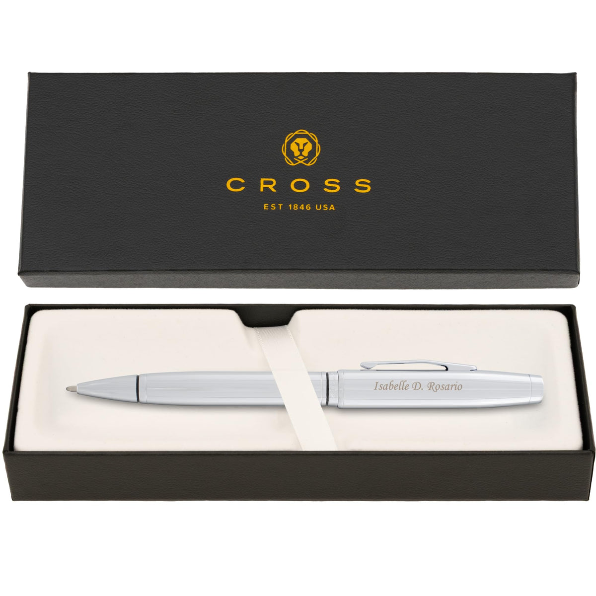 Cross Coventry Personalized Ballpoint Pen in Polished Chrome