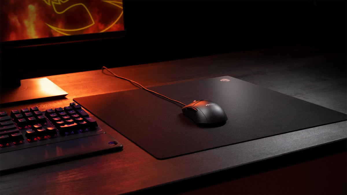 ROCCAT Sense Core Small PC Gaming Mousepad, Non-Slip Rubber Back, Balanced Micro-Weave Cloth