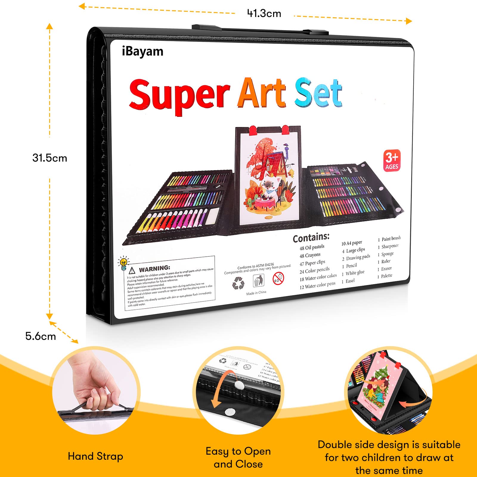 iBayam Art Kit, 251-Pack Art Supplies Drawing Kits, Arts & Crafts Gifts Box