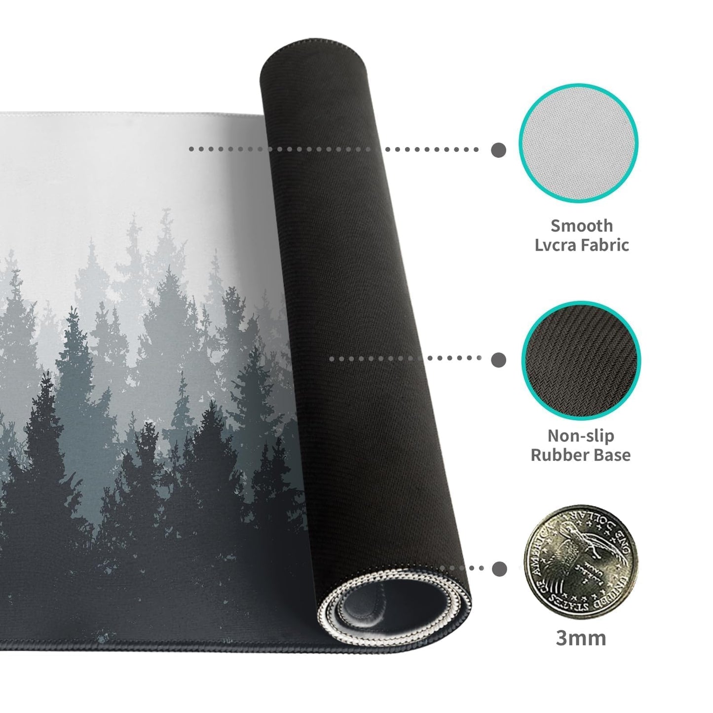 Gaming Mouse Pad Desk Pad XL Large Mouse Mat Keyboard Mat Office Desk Decor AccessoriesKeyboard Mat