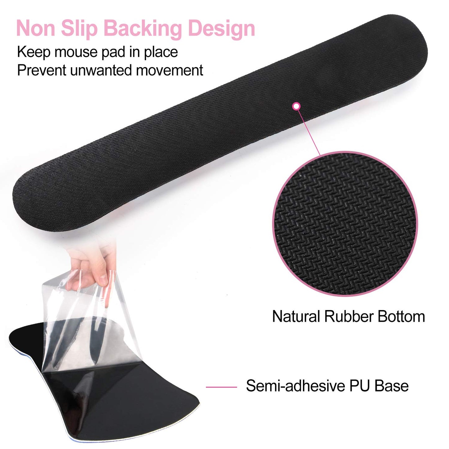 ToLuLu Keyboard Wrist Rest Pad Ergonomic Mouse Pad Set, Cute Mousepad
