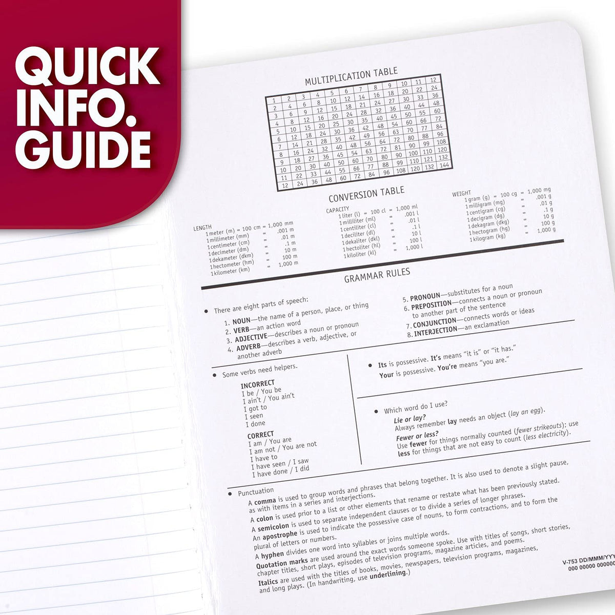 Mead Composition Notebook, Wide Ruled Paper, 7.5" x 9.75", 100 Sheets, Black Marble, 12 Pack (72936)