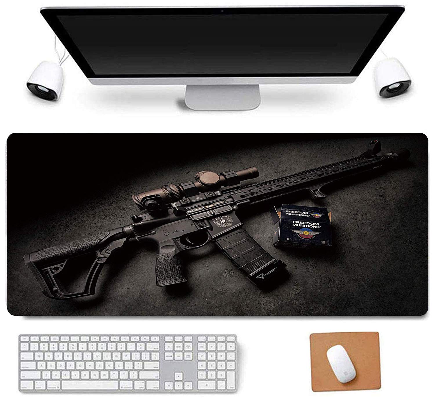 RTGGSEL 31.5x11.8 Inch Non-Slip Long Extended Large Gaming Mouse Pad with Stitched Edges XL Laptops