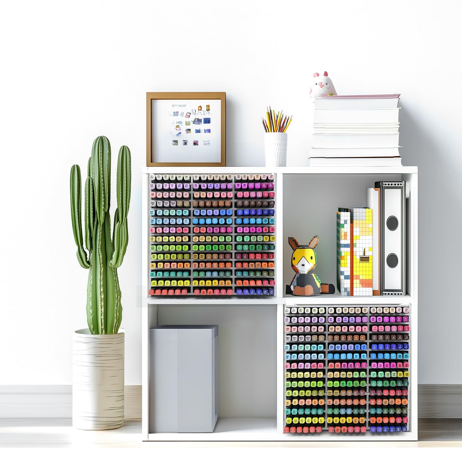 CKAGF Desktop Marker Storage Organizer and Marker Holder for 252 Markers