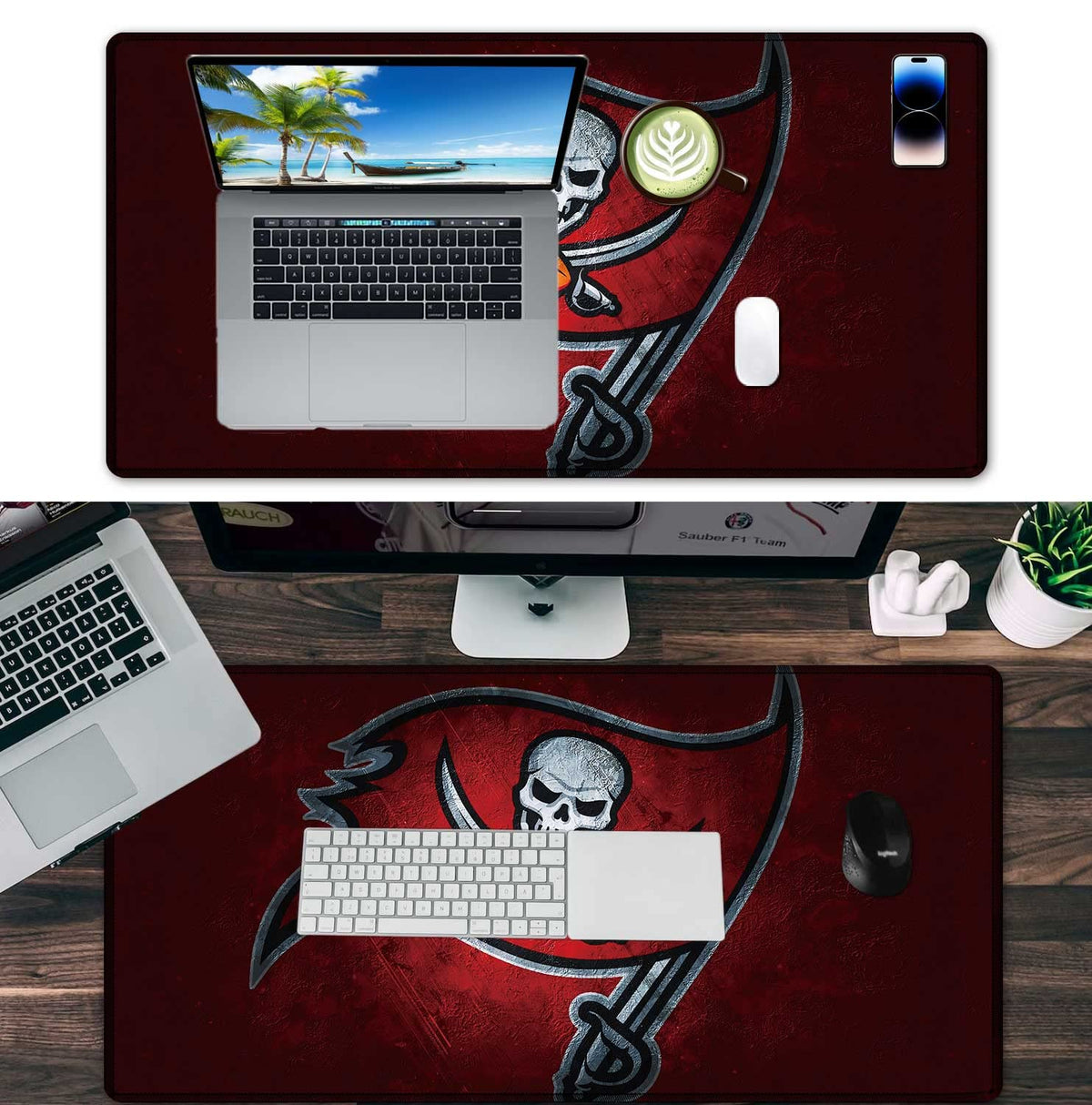 Large Mouse Pad Desk Mat for Home Office, Gaming Mousepad Extended Desk pad - Computer Keyboard